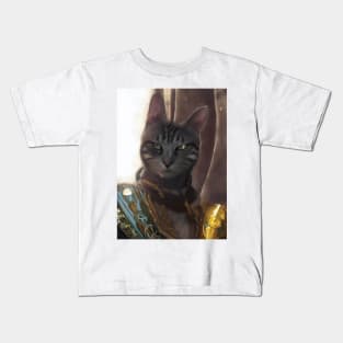 Mystic Mage cat: Magnus Kids T-Shirt